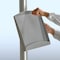 Azar Displays 8.75"W x 13"H Steel Brochure Shelf for Freestanding Unit 300278-SLV - alternate 2